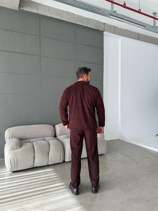 Kahve Kadife Oversize Takım  SNZ K5020
