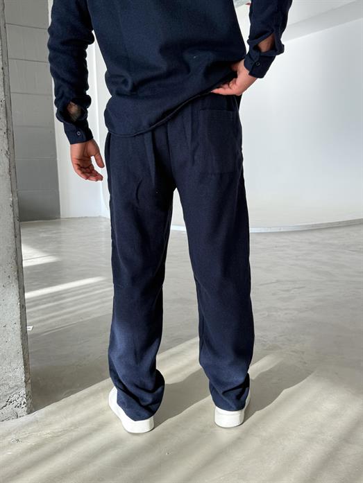 Lacivert Kaşe Pantolon SC