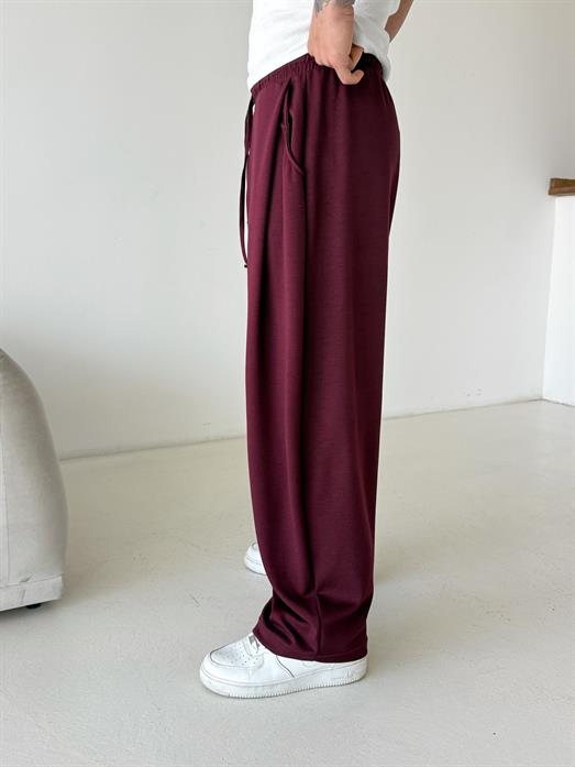 Bordo Viskon Balon Pantolon PNC 4063