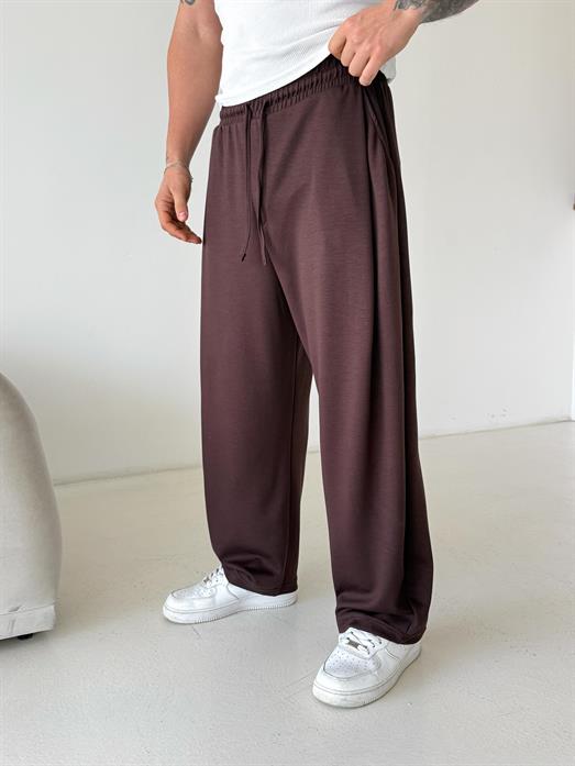Kahve Viskon Balon Pantolon PNC 4063