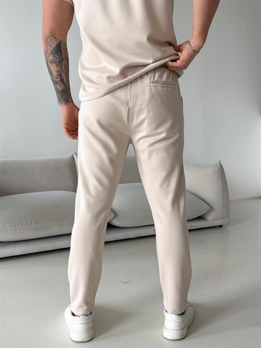Bej Çimalı Regular Oysho Pantalon LNS 22079