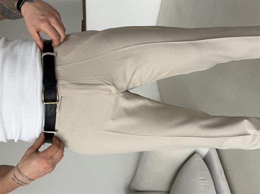 Bej Dilli Slim Fit Kumaş Pantalon SC
