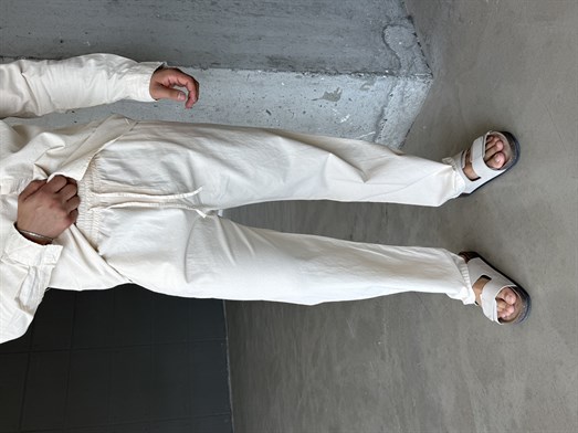 Bej Flex Keten Pantalon SNZ 1333