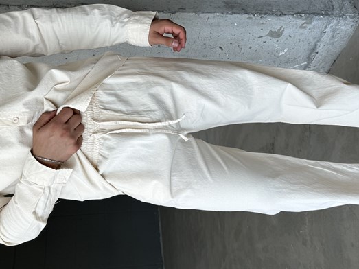 Bej Flex Keten Pantalon SNZ 1333