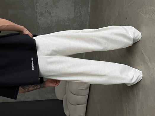 Bej Yumuşak Ham Keten Super Baggy Pantalon 40229 BRR