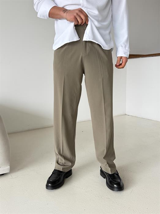 Çağla Baggy Bezayağı Kumaş Pantalon SNZ N1135