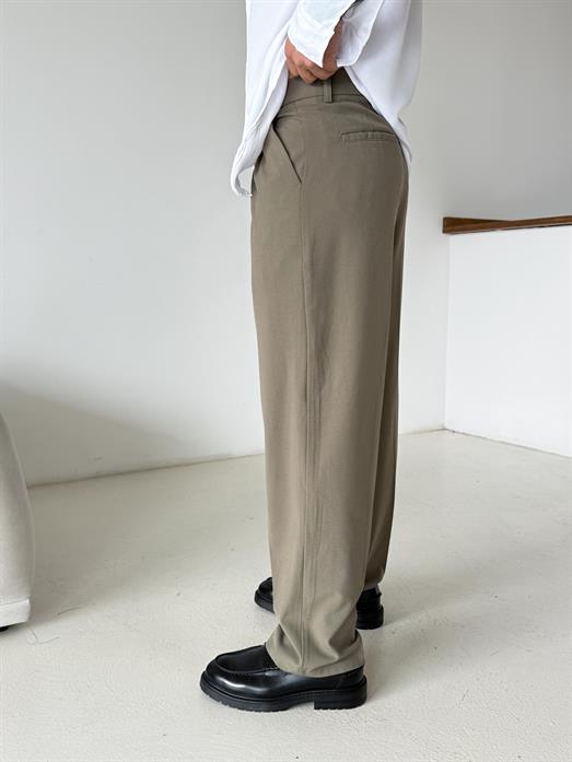 Çağla Baggy Bezayağı Kumaş Pantalon SNZ N1135