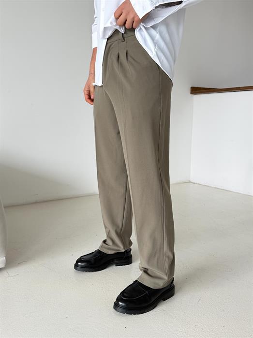 Çağla Baggy Bezayağı Kumaş Pantalon SNZ N1135