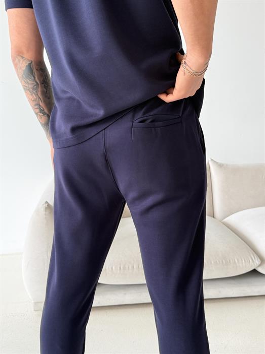 Lacivert Çimalı Regular Oysho Pantalon LNS 22079