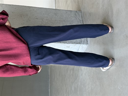 Lacivert Ham Keten Pantalon SNZ N1351