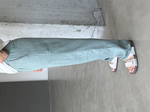 Mint Yumuşak Doku Keten Pantalon SNZ 1421
