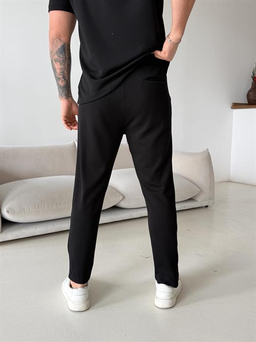 Siyah Çimalı Regular Oysho Pantalon LNS 22079