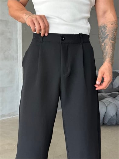 Siyah Double Bol Pantalon PLZ 27301