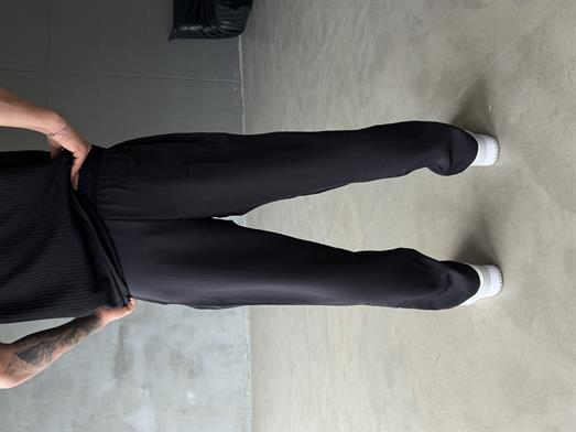 Siyah Jakar Bağcıklı Bol Pantalon JJ 319