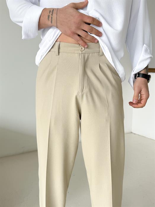 Taş Baggy Bezayağı Kumaş Pantalon SNZ N1135