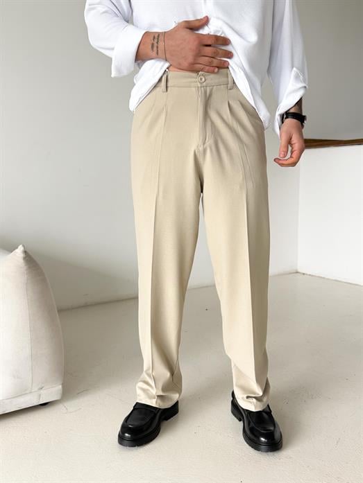 Taş Baggy Bezayağı Kumaş Pantalon SNZ N1135