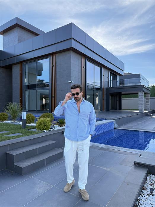 Bebemavi Ekoseli Oversize Pamuk Gömlek SNZ 1312