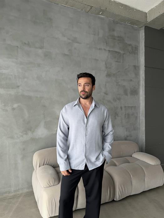 Bebemavi Keten Gömlek MSS