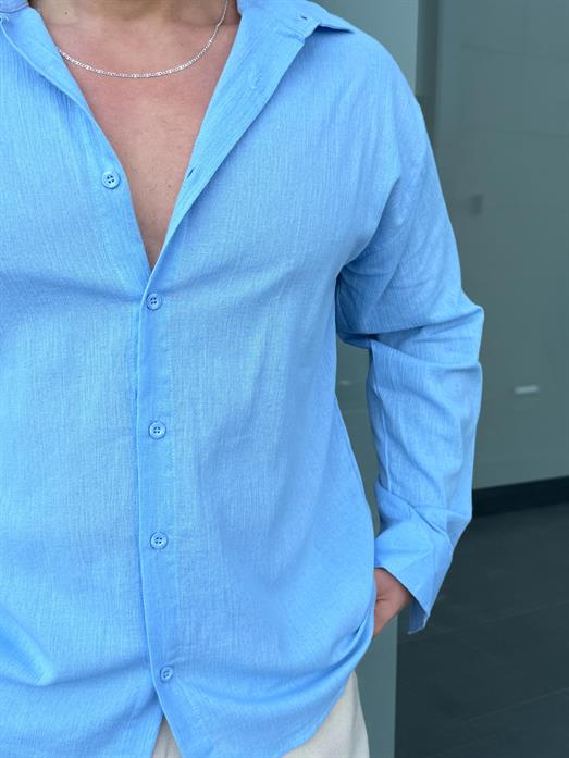 Bebemavi Krinkıl Pamuk Oversize Gömlek SNZ 1003