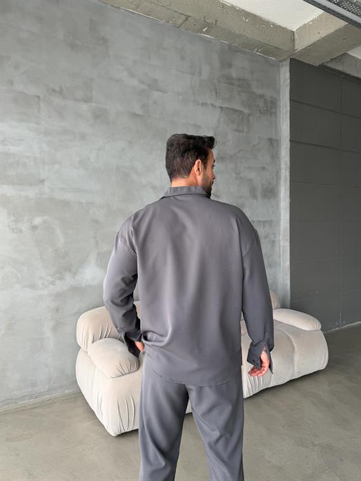 Füme Double Kumaş Gömlek MSS