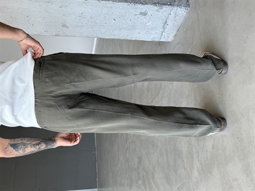 Haki Premium Pileli Gramajlı Modal Pantalon SNZ 1264