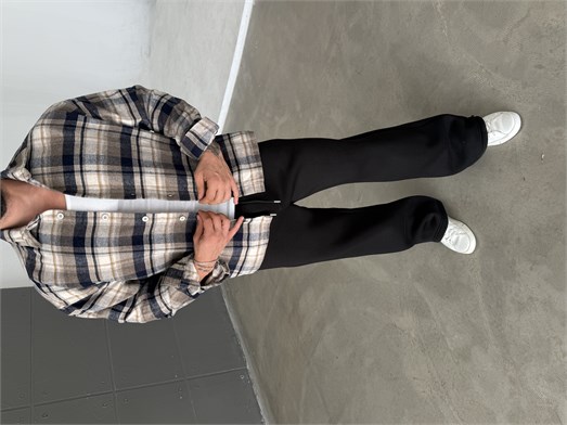 Kahve Ekoseli Oduncu Boxy Gömlek SNZ 5105