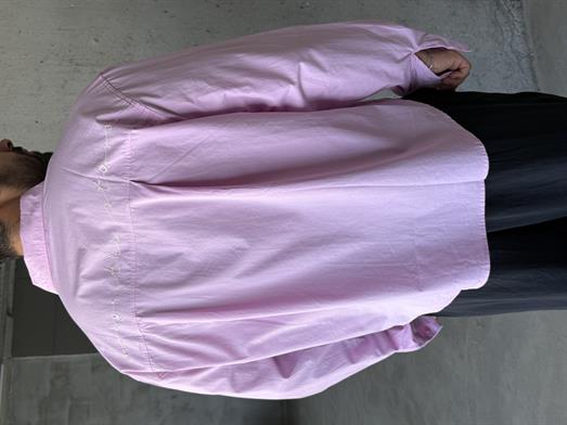 Pembe Poplin Boxy Pamuk PNC 2547