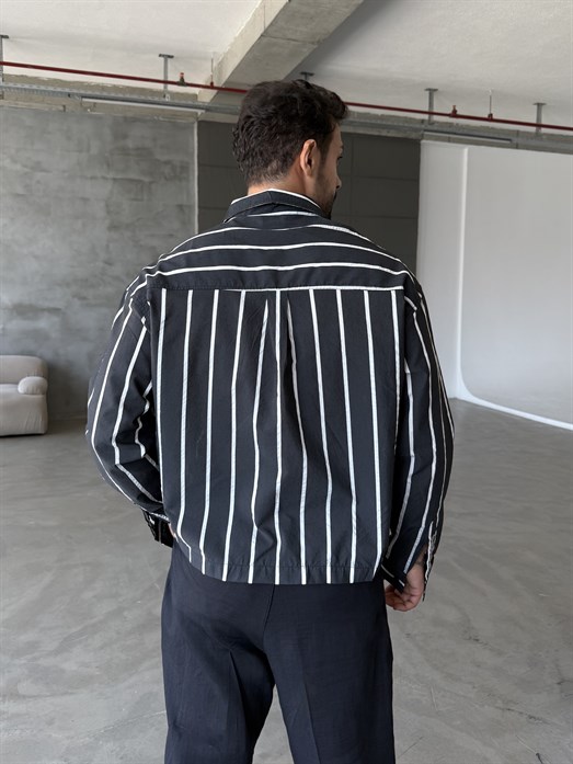 Siyah Emestudio Pamuk Gömlek SNZ 1523
