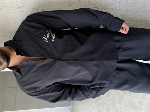 Siyah Monaco Oversize Gömlek PNC 2552