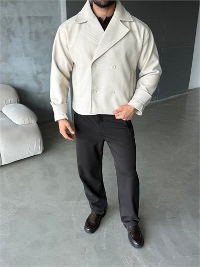Bej Kruvaze Boxy Kaşe SNZ 6361