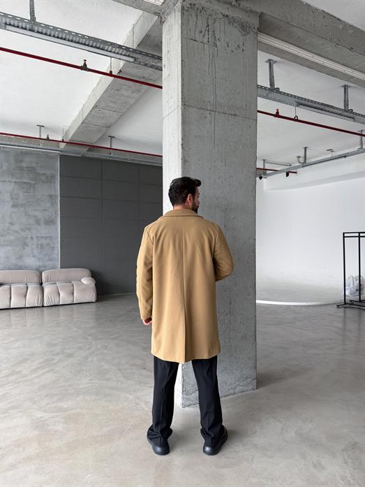 Camel Kruvaze Uzun Yün Astarlı Kaşe LNS