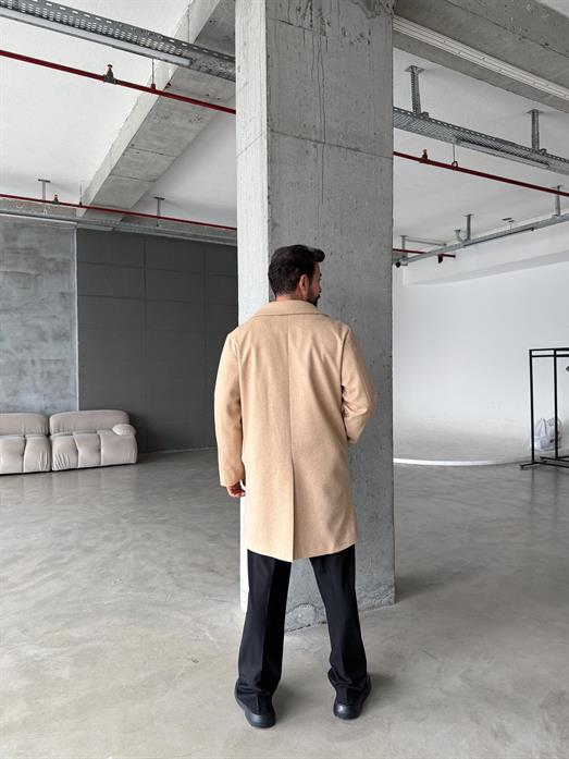 Krem Kruvaze Uzun Yün Astarlı Kaşe LNS