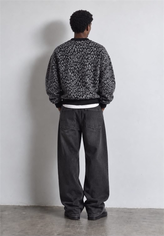 Kahve Leopar Desenli Sweat PLZ 27029