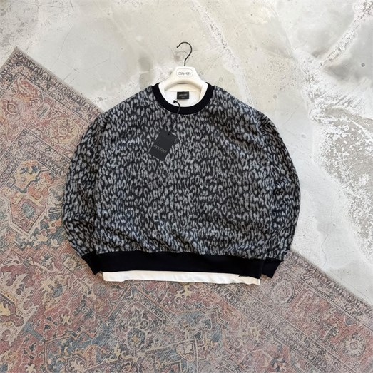 Kahve Leopar Desenli Sweat PLZ 27029