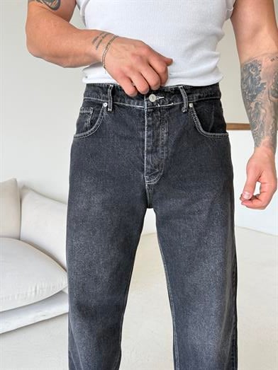 Antrasit Dark Baggy Kot Pantalon MB 671-3
