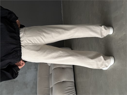 Bej Yumuşak Pamuk Kot Pantalon 7085 RTR