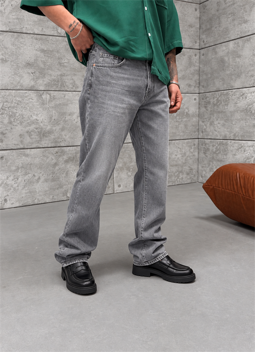 Füme Yumuşak Kalın Kot Havuç Pantalon PLZ 27307