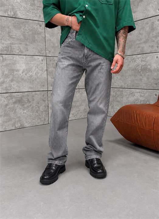 Füme Yumuşak Kalın Kot Havuç Pantalon PLZ 27307