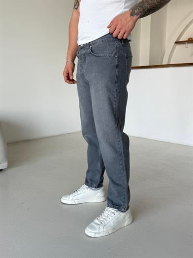 Gri Boy Friend Kot Pantalon MB 649-3