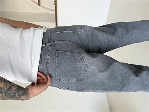 Gri Boy Friend Kot Pantalon MB 649-3