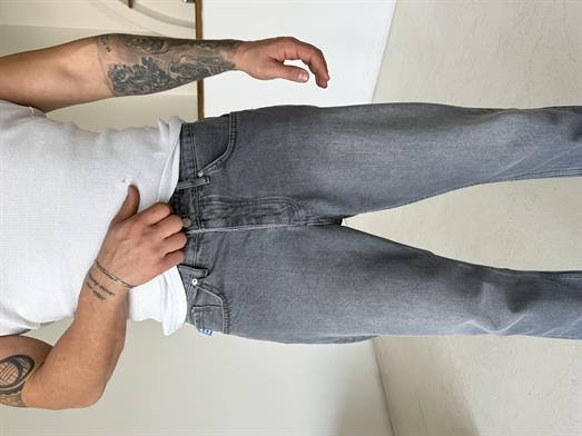 Gri Boy Friend Kot Pantalon MB 649-3