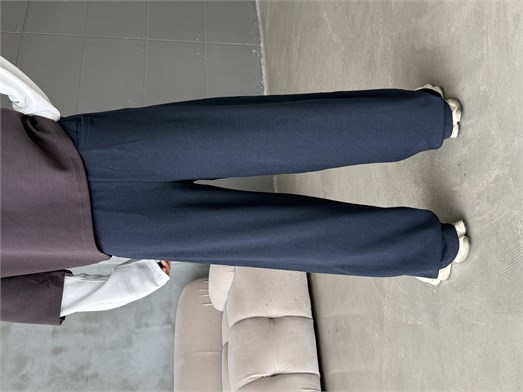 Lacivert Carly Gipeli Gramajlı Pantalon RTR 2800