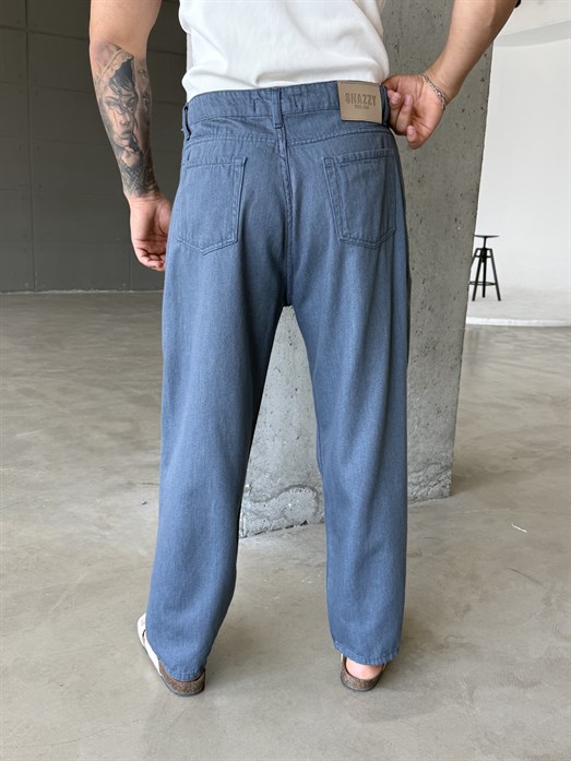 Mavi Baggy Kot Pantalon SNZ 005