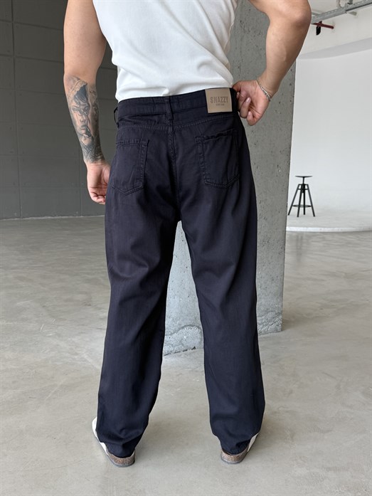 Siyah Baggy Kot Pantalon SNZ 005