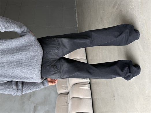 Siyah İspanyol Paça Kot Pantalon BRR 6019