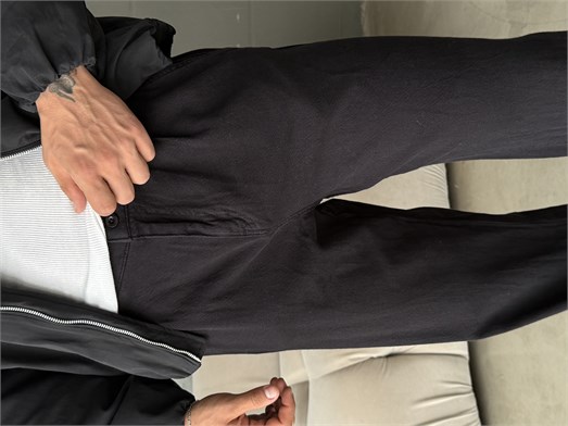 Siyah Yumuşak Pamuk Kot Pantalon 7085 RTR