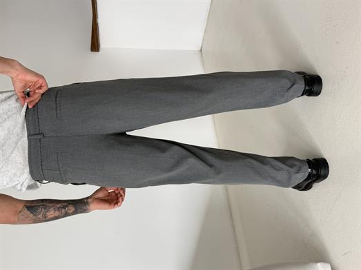 Antrasit Lastikli Bağcıklı Pamuk Bezayağı Regular Fit Kumaş Pant snz 1265