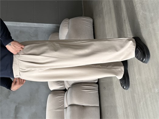 Bej Çift Pensli Ekstra Baggy Pantalon PLZ 27304