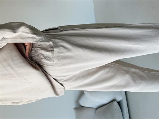 Bej Diogenal Tensel Pamuk Bol Pantalon SNZ 13201