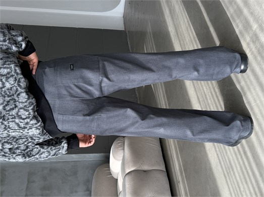 Füme Kalın Tok Kumaş Kore Kalıp Pantalon 5603 KN